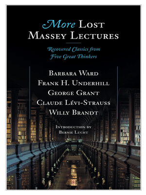 cover image of More Lost Massey Lectures
